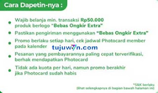 BTS photocard cara mendapat di tokopedia