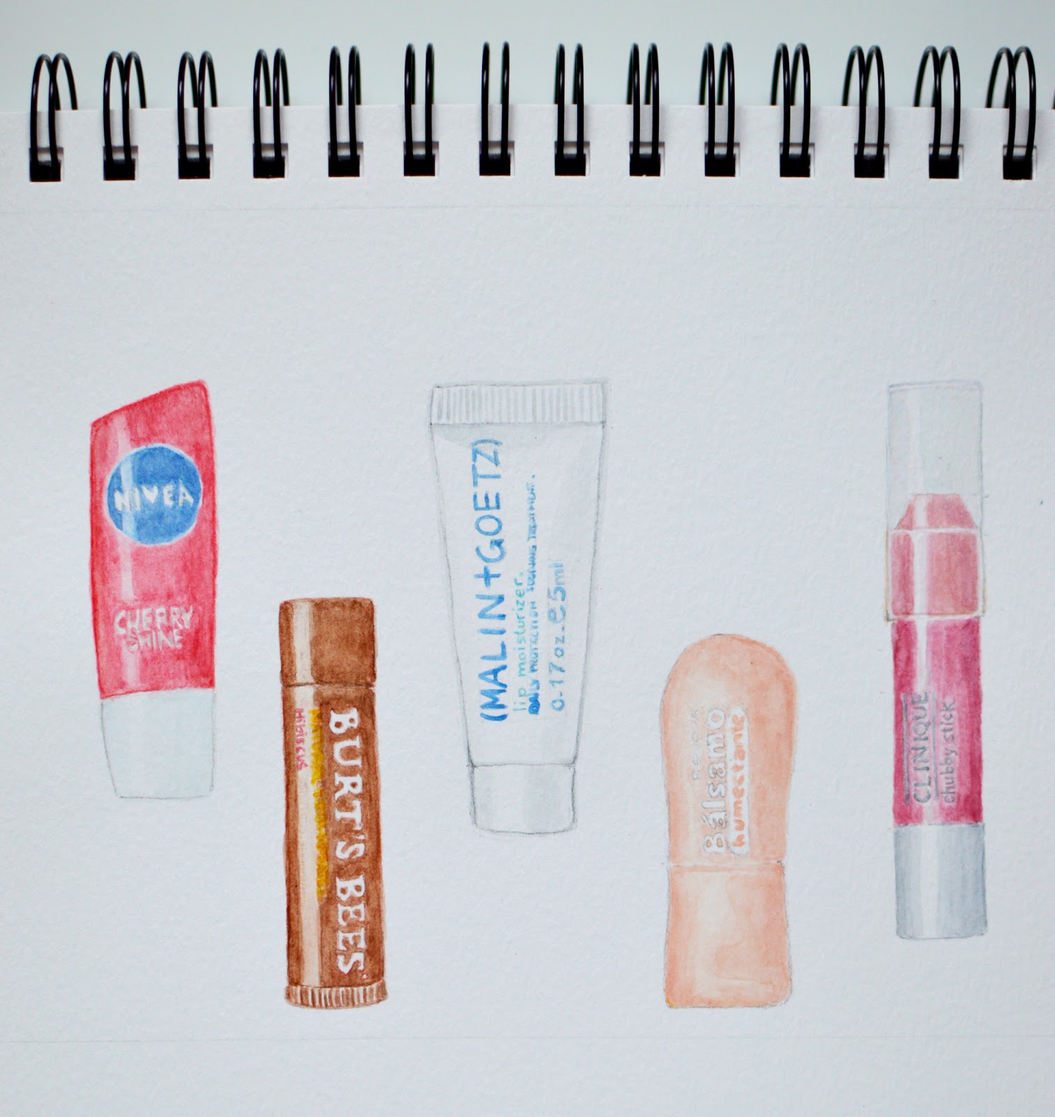 Lip Balm Illustrations Inspirations have I none
