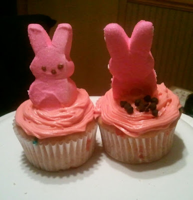 Bad Bunny Cupcakes, Easter Cupcakes