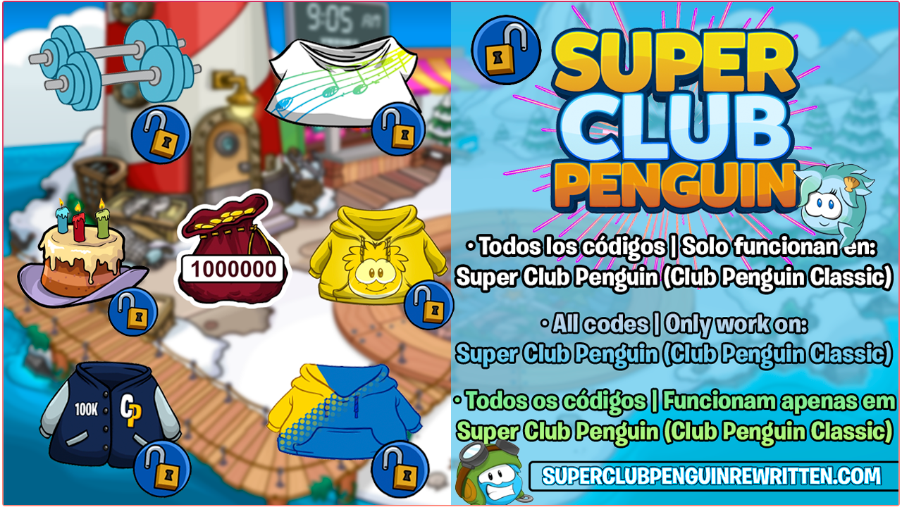 Top 73+ imagen super club penguin codes