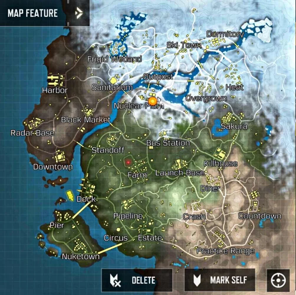 Battle Royale map