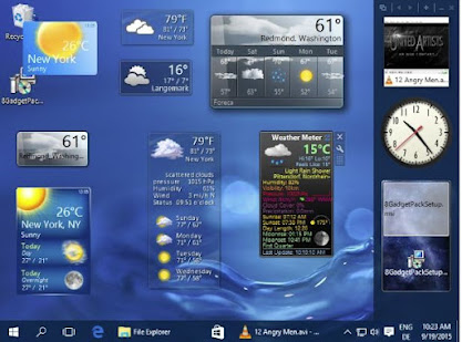 8gadgetpack, Cara Menampilkan Widget Di Windows 10, Cara Menambahkan Gadget Di Windows 10