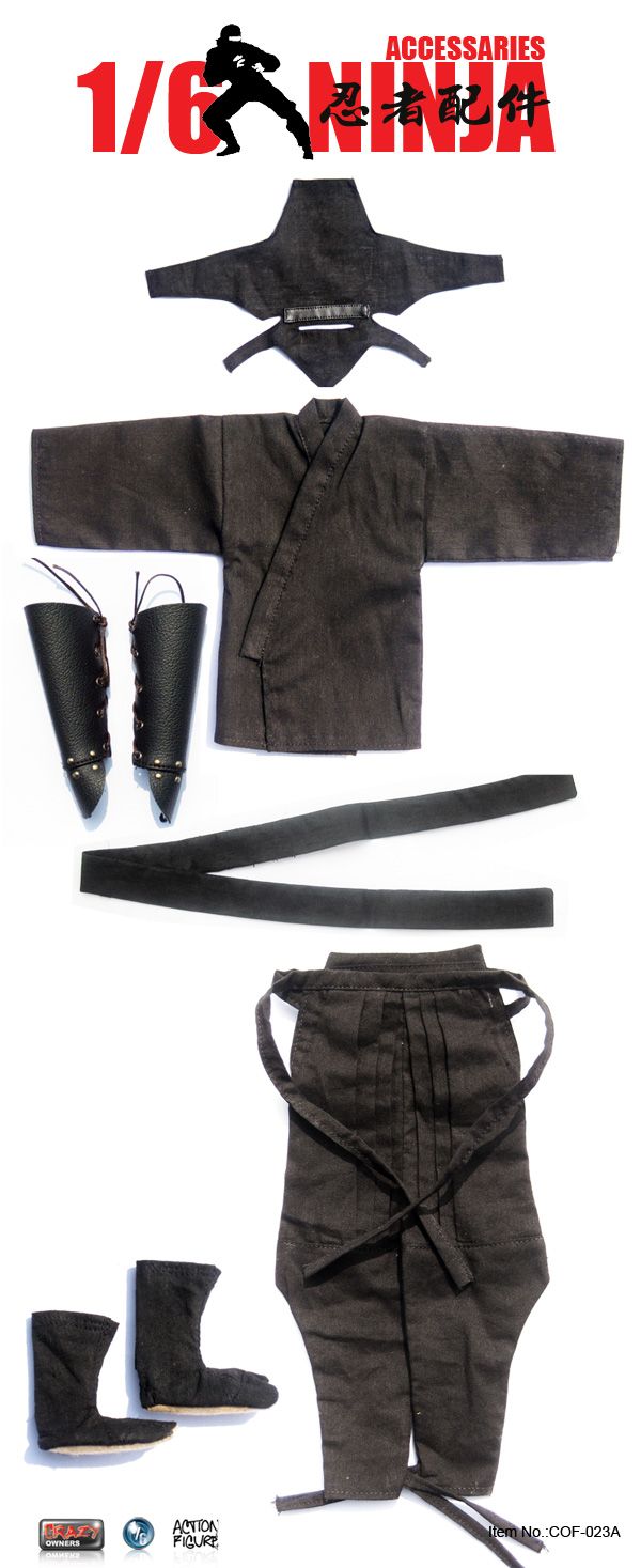 onesixthscalepictures Crazy Owners 1/6 Ninja Accessories Set Latest