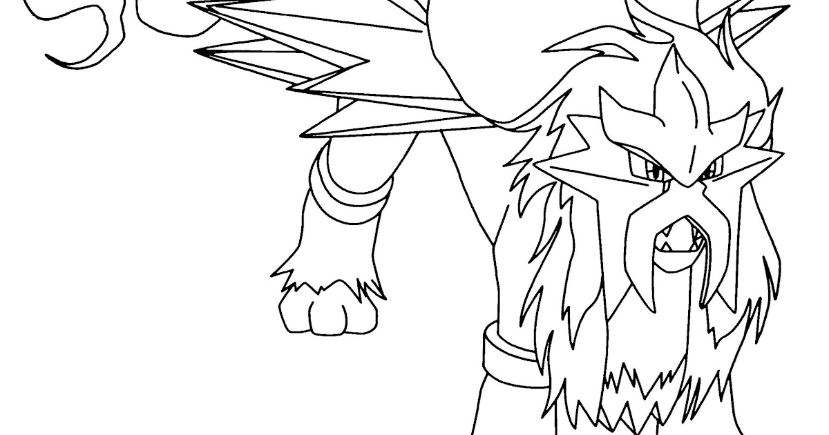 10 Legendary Entei Pokemon Coloring Pages for Fans: Unleash Your Inner Artist