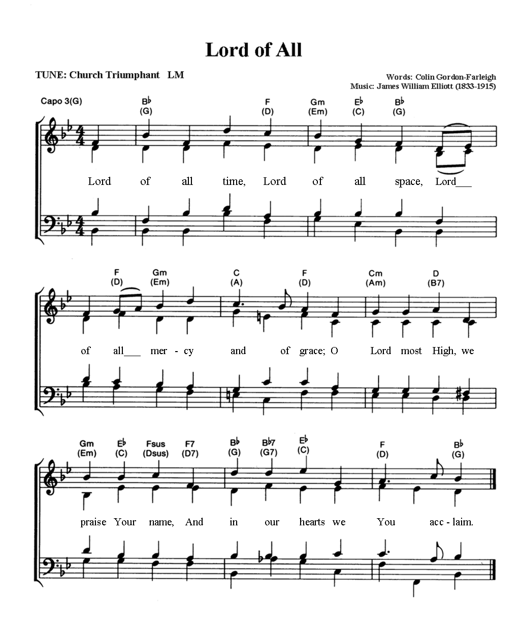 Share My Journey 'Lord of All' New Hymn for Today