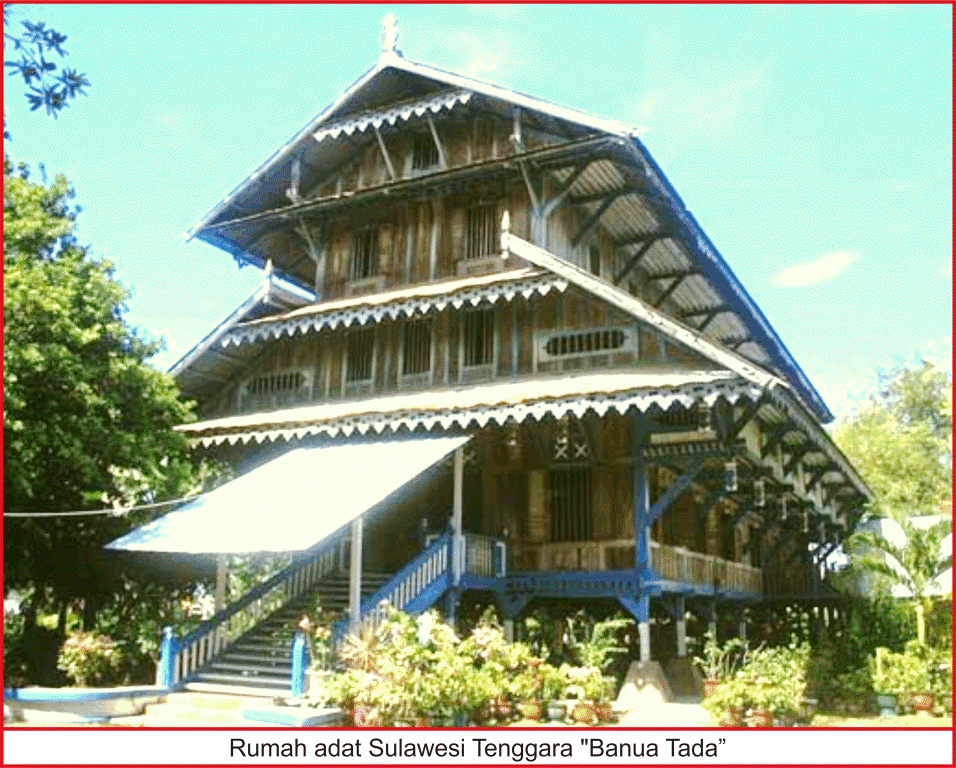 Rumah Adat Sulawesi Tenggara Lengkap, Gambar dan ...