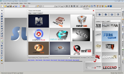 Aurora 3D Text And Logo Maker 16.01.08 Terbaru Full Version
