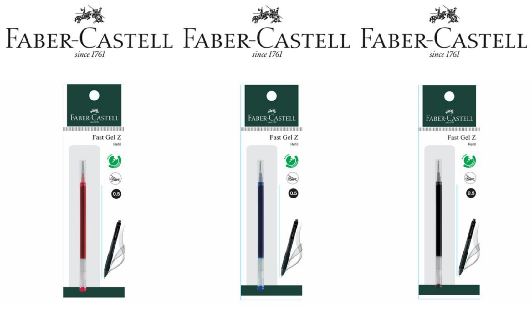 Sara Wanderlust FaberCastell Smoothest Gel Pen Fast Gel Z