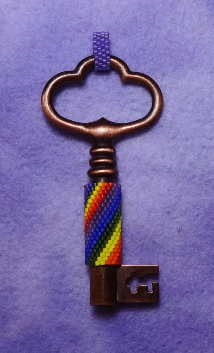 Mix Me Up!: Rainbow key pendant