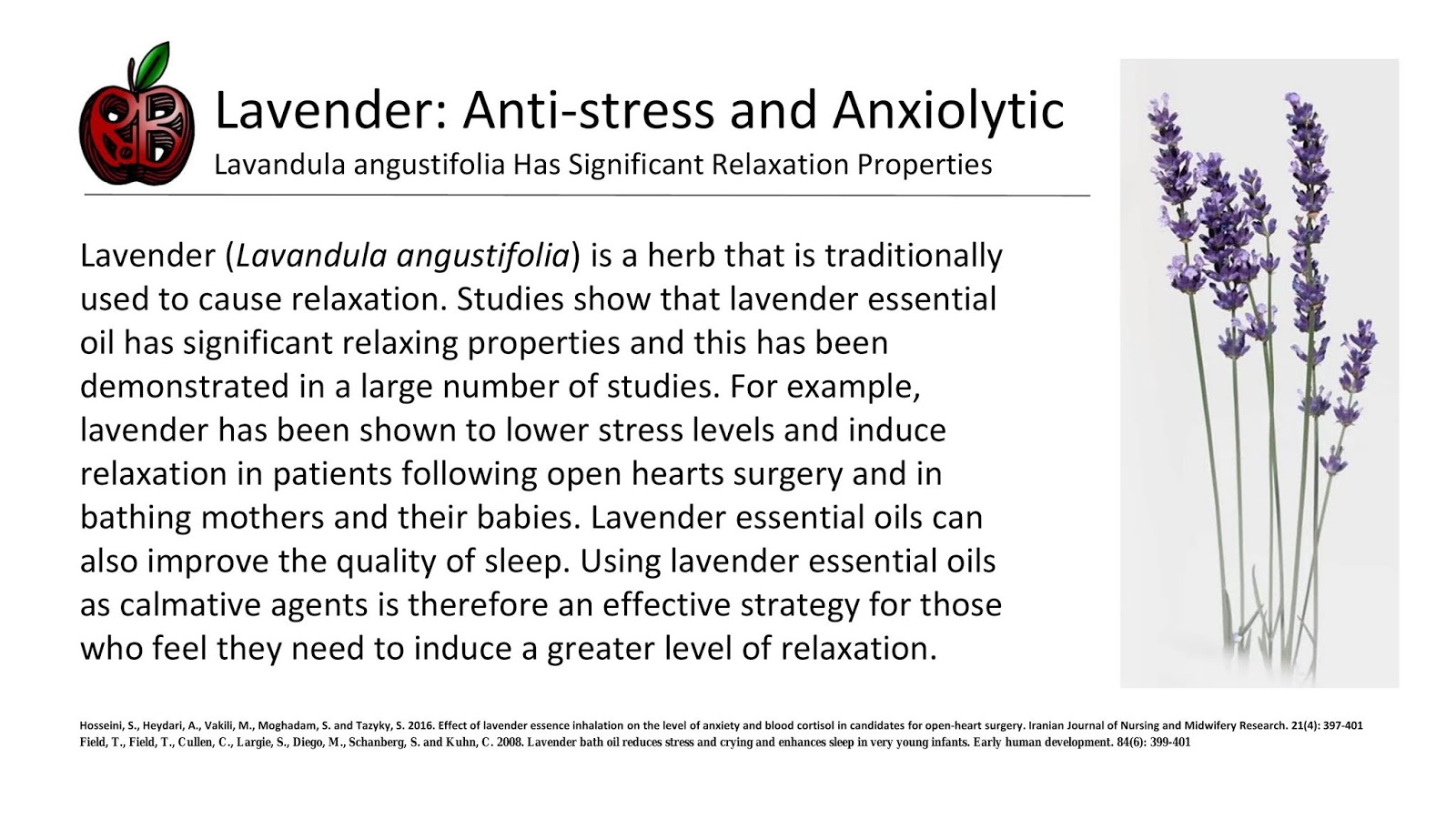 Lavender AntiStress and Anxiolytic