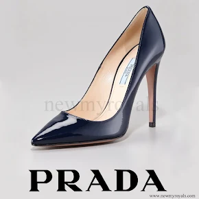 Crown Princess Mary wore Prada Pointed Patent Leather Pump