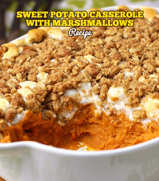 Sweet Potato Casserole with Marshmallows + Video