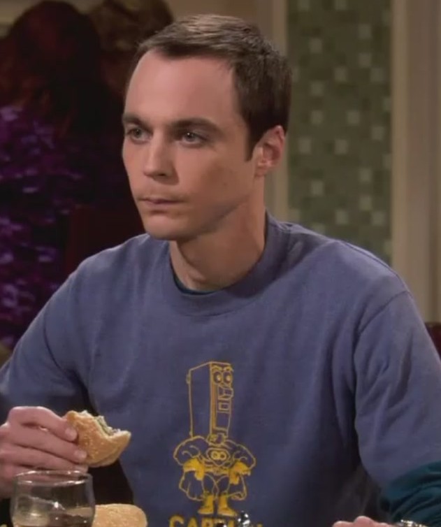 Sheldon's Captain QO T Shirt in the big bang theroy - The Big Bang ...
