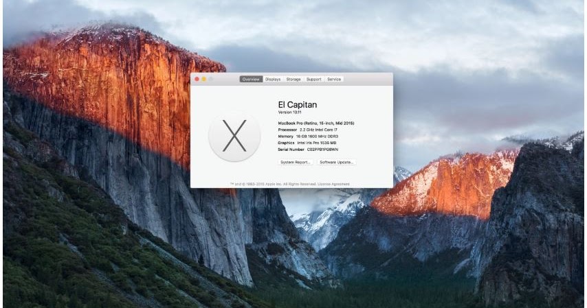 El capitan for mac