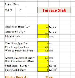 Terrace Slab Design Terrace Slab Design
