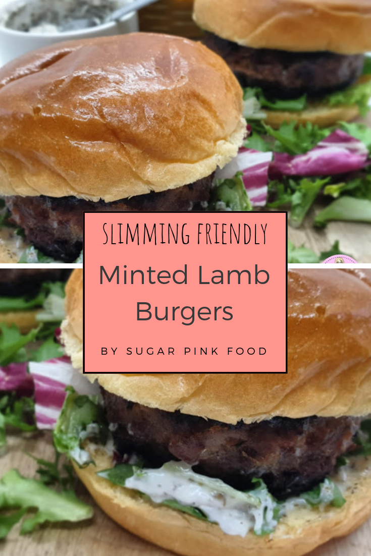 Healthy Minted Lamb Burgers Slimming Friendly Fakeaway Recipe Sugar