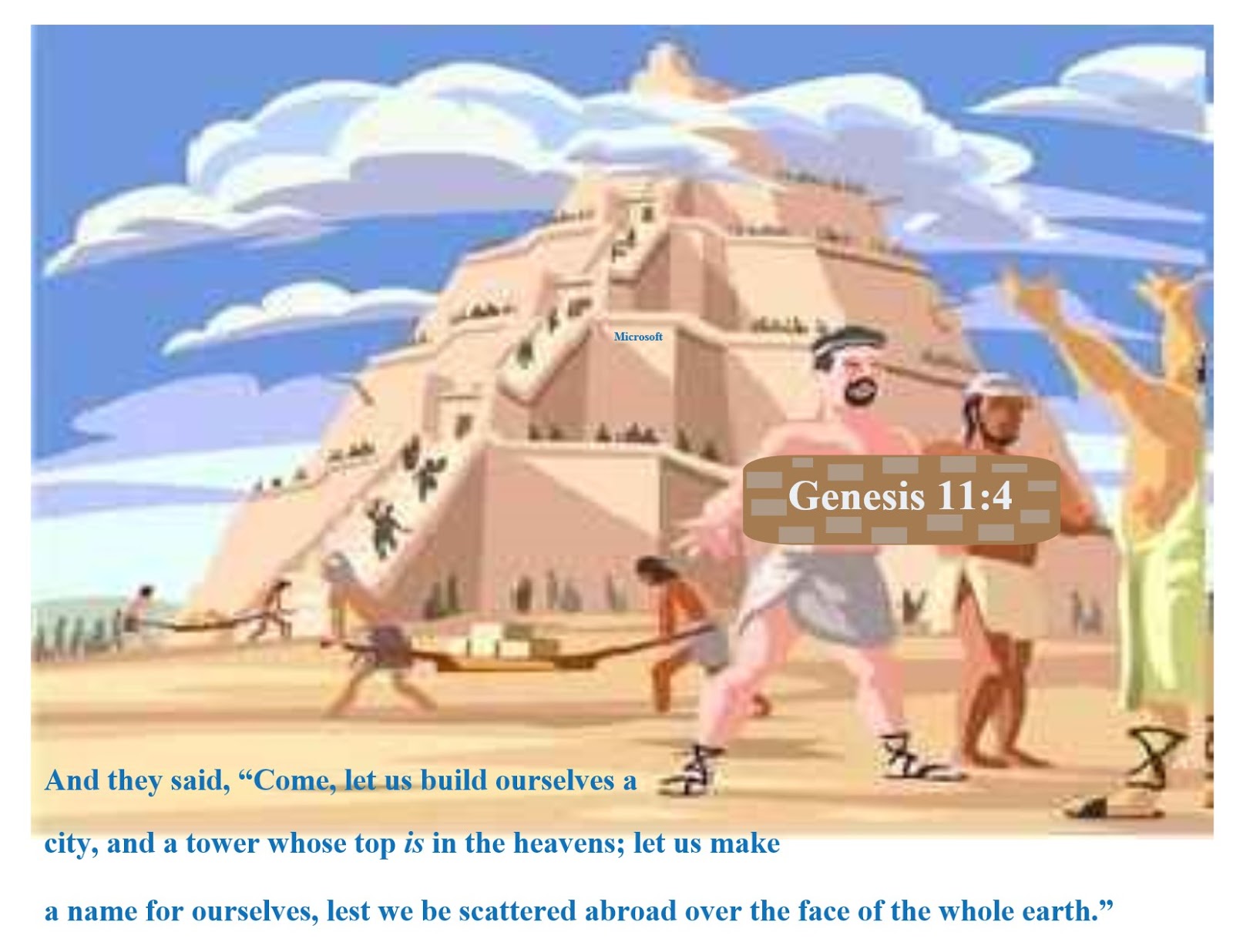 Bible Fun For Kids Genesis Tower of Babel