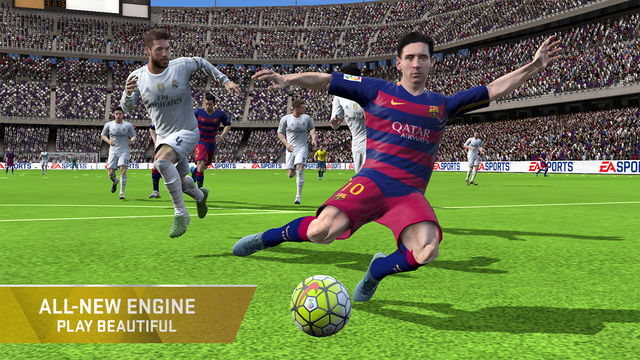 تحميل أحدث إصدار من لعبة كرة القدم الواقعية للأندرويد والآيفون FIFA 16 Ultimate Team APK.iOS