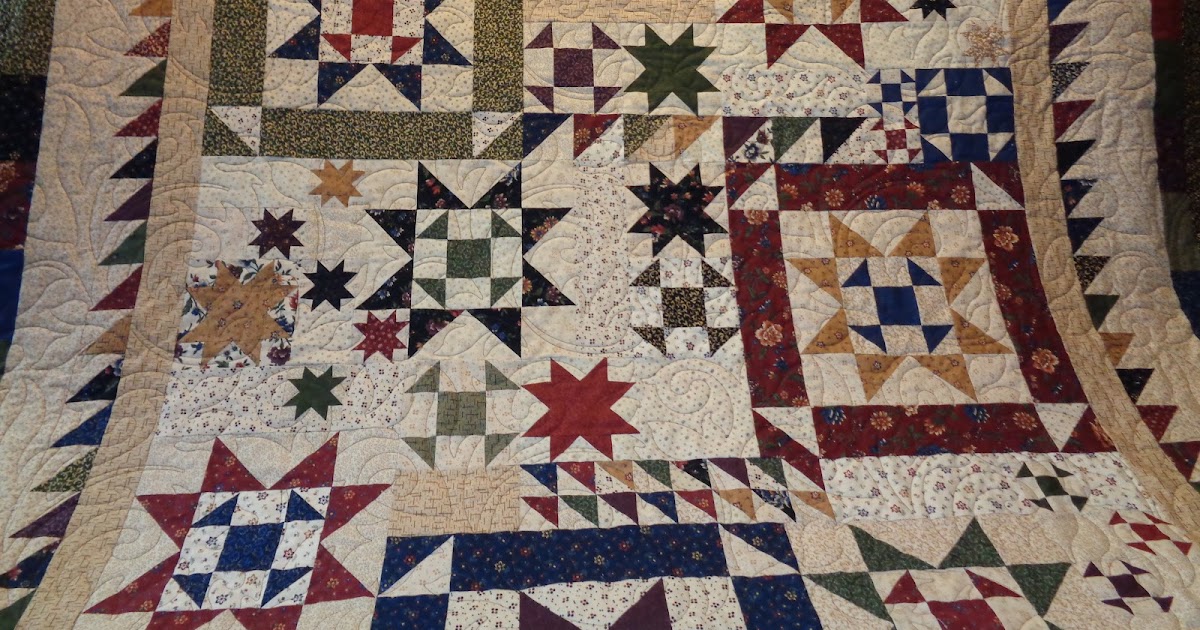 Acorn Ridge Quilting Donna's Star Cluster Quilt