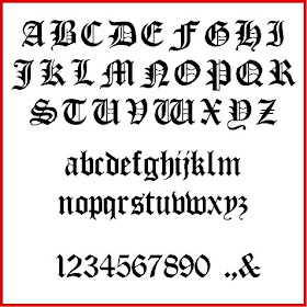 Calligraphy Alphabet : March 2013