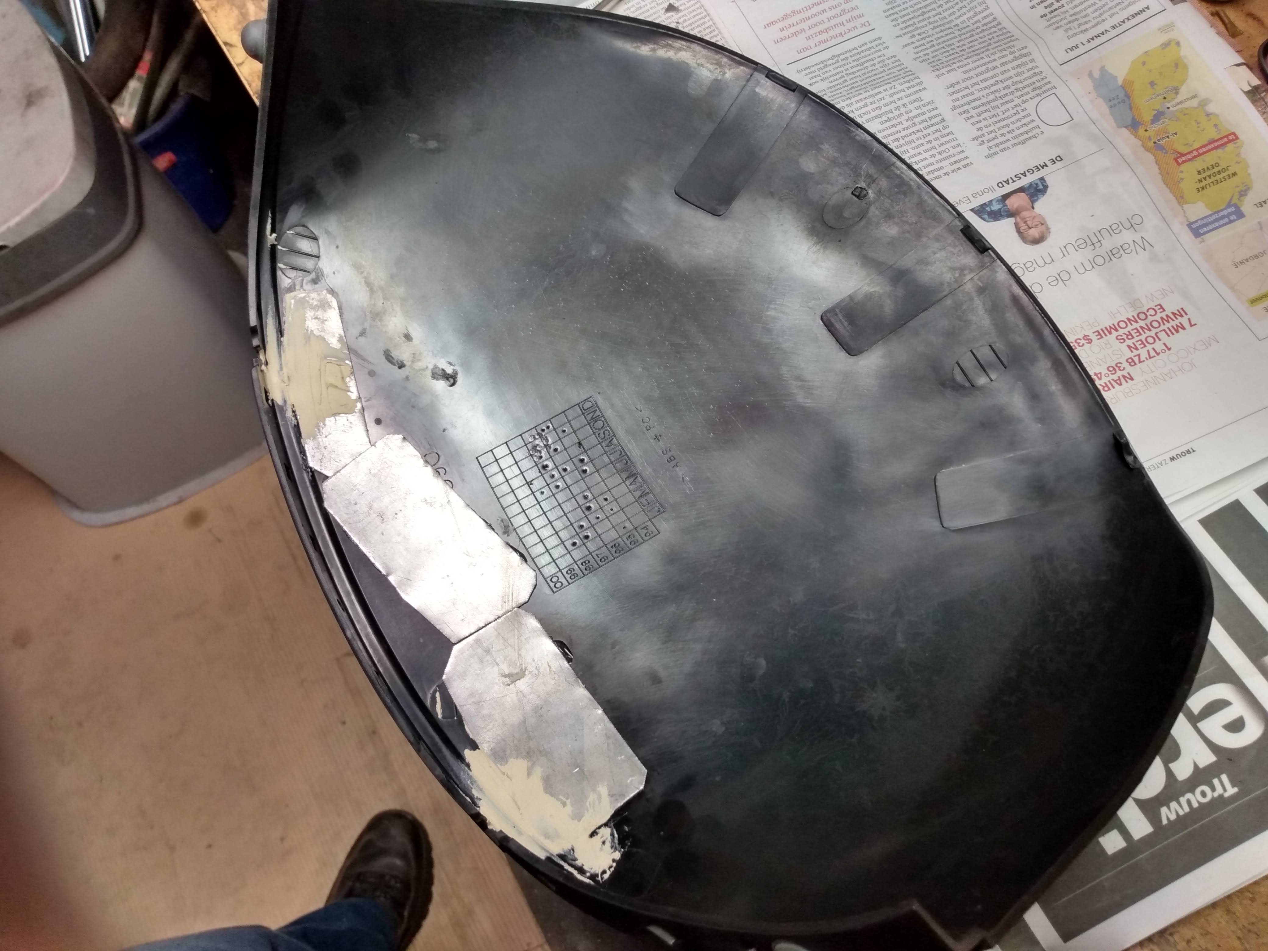 RustyDaytrips.nl MGF instrument cowl repair