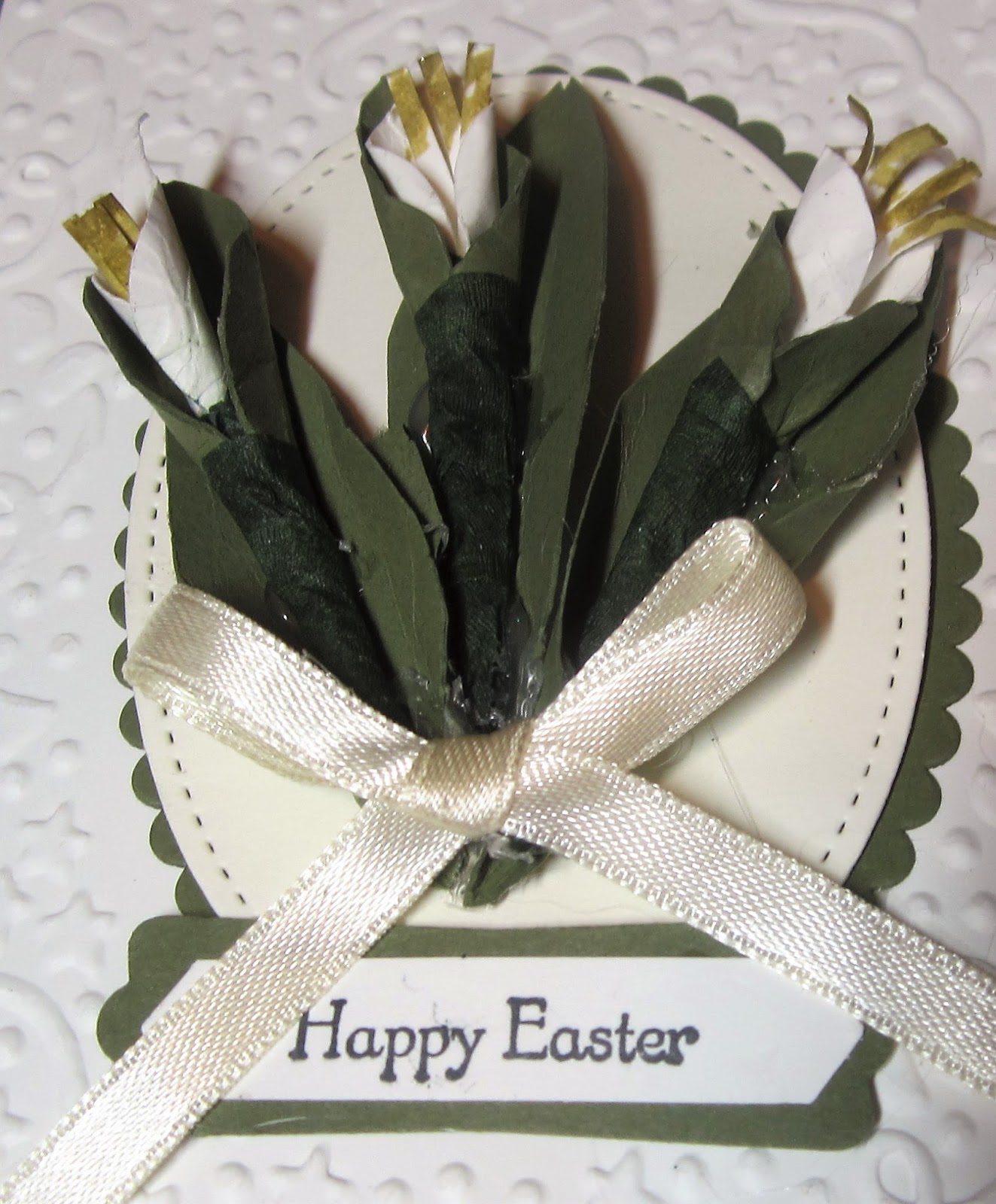 Crafty Maria's Stamping World Calla Lily Easter Card