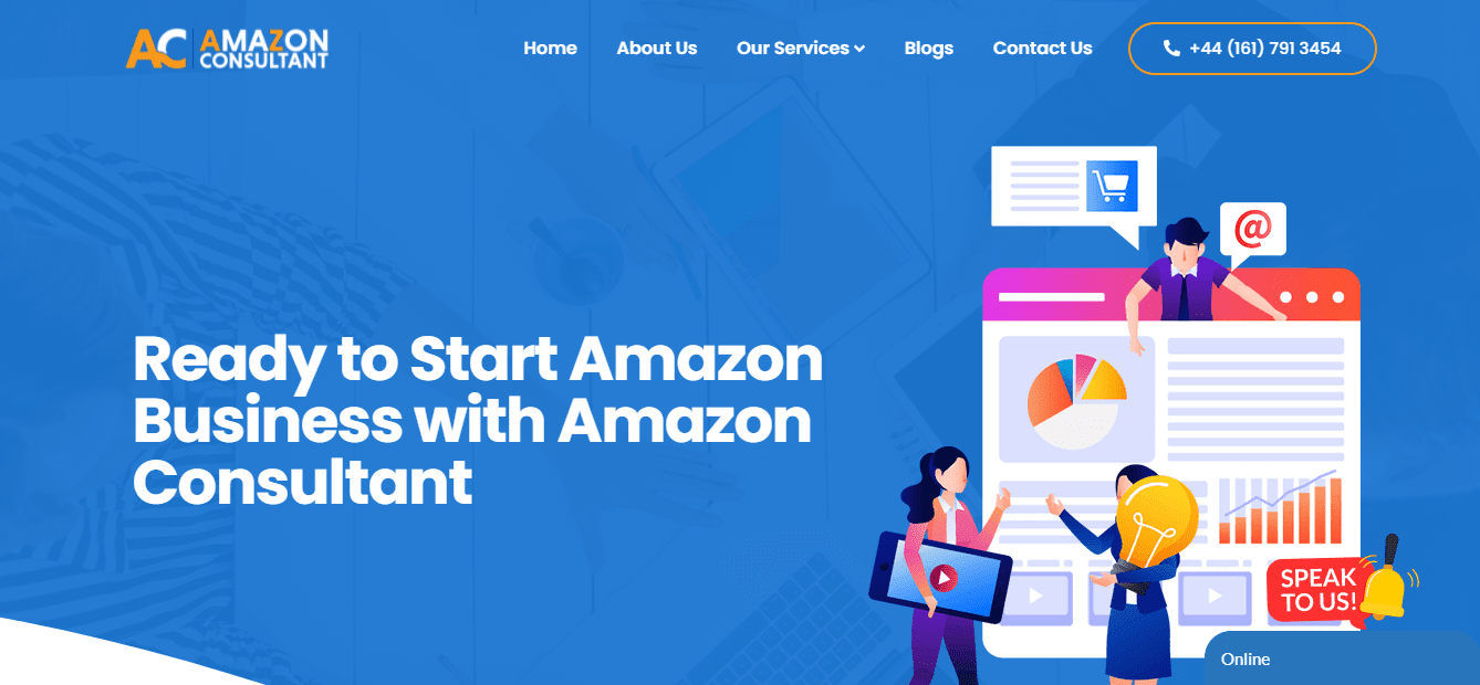 Amazon Consultant and Digital Marketing Website