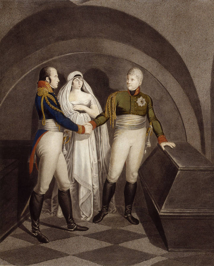 puntadas contadas por una aguja Federico Guillermo III de Prusia (1770