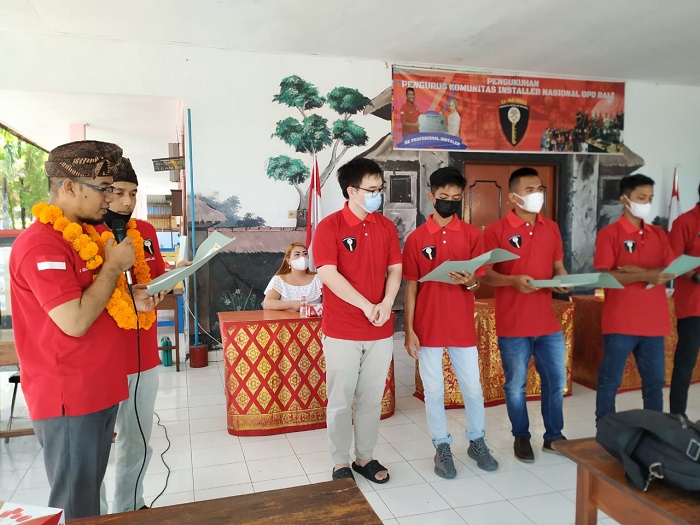 KOIN DPD Bali Dikukuhkan, Perkuat Kolaborasi Tingkatkan Profesionalisme Installer