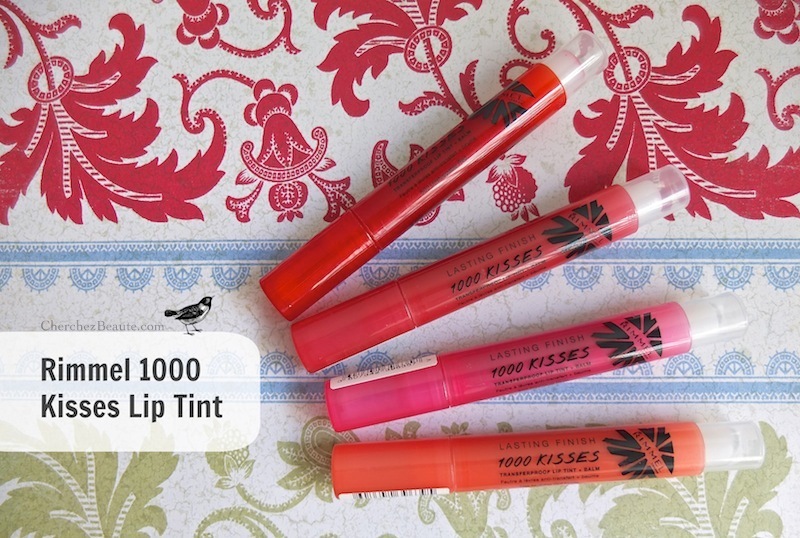 Cherchez Beauté Rimmel 1000 Kisses Lip Tint Swatches and Review