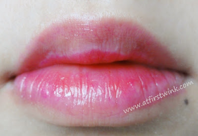 Etude House Sweet Recipe Dear My Jelly Lips JPK001 lip swatch