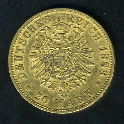 German 20 Marks Gold Coins