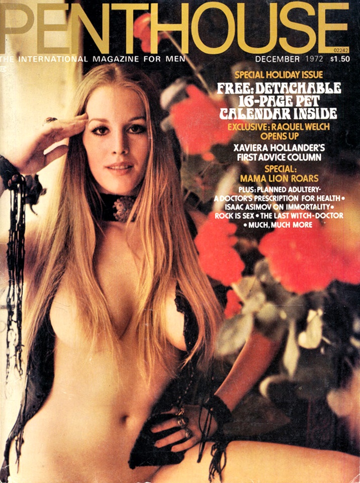 Portada Penthouse Magazine 1972-12. 