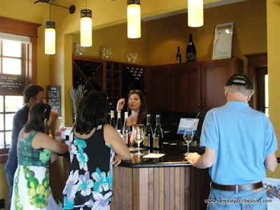 tasting room at Balo Vineyards in Philo, California