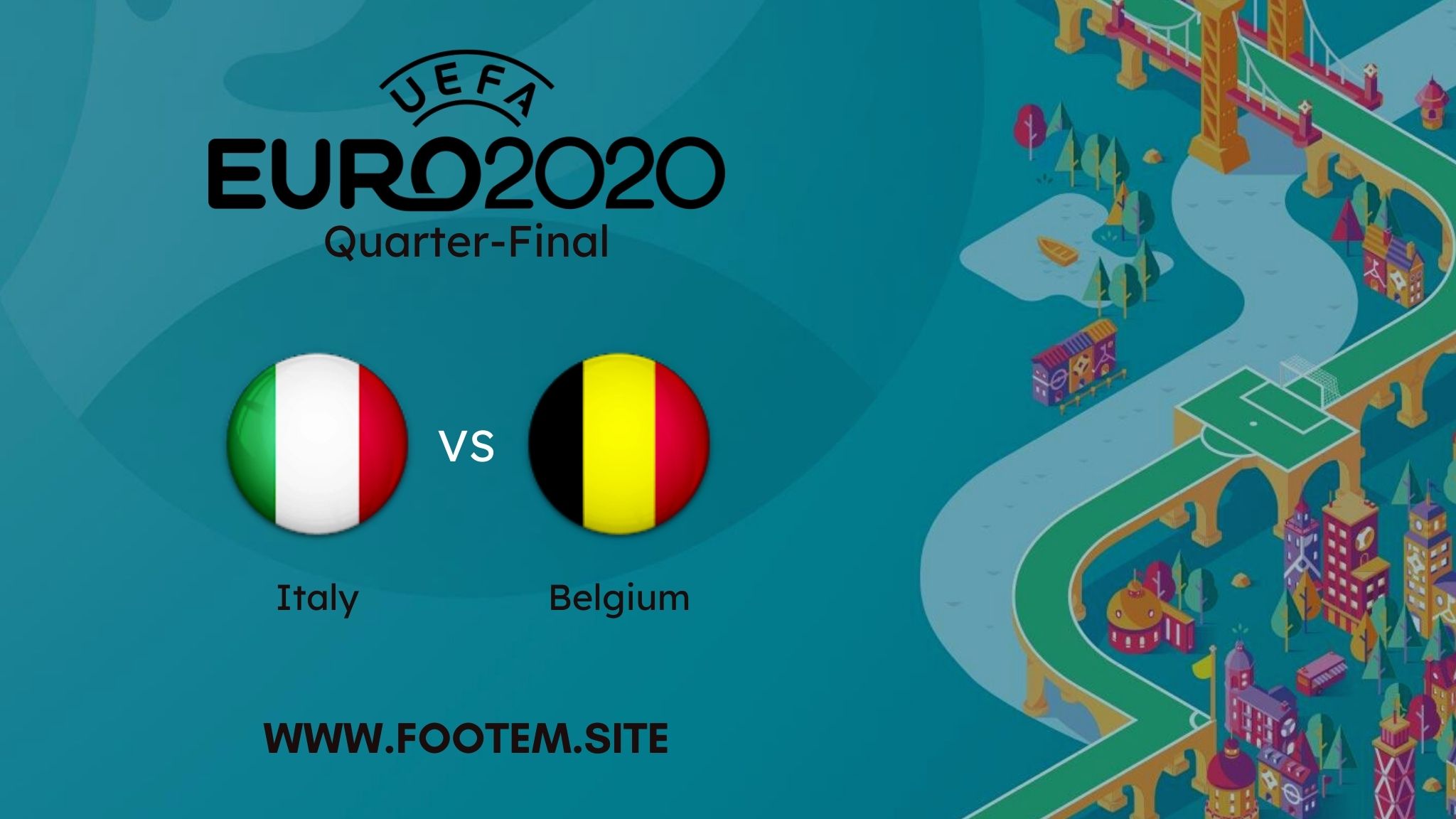 EURO 2020 QuarterFinal Belgium vs Italy Match Preview & Confirmed Lineups