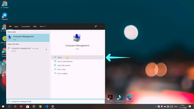 open computer management in windows 10 open computer management