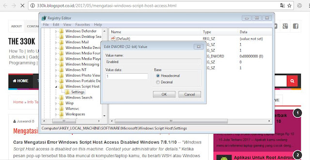 Cara Mengatasi Windows Script Host Access Disabled Windows - THE 330K