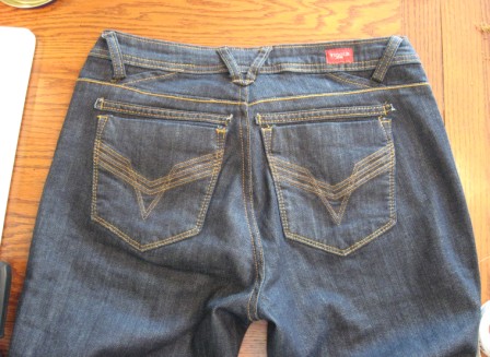 Jeans waist alteration - tutorial