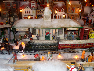 Jean Joachim: Visit a tiny Christmas Village with my friend, Joyce Lynn