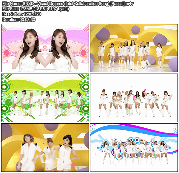 4AD - For Apple Devices: SNSD - Visual Dreams (Intel Collaboration Song)