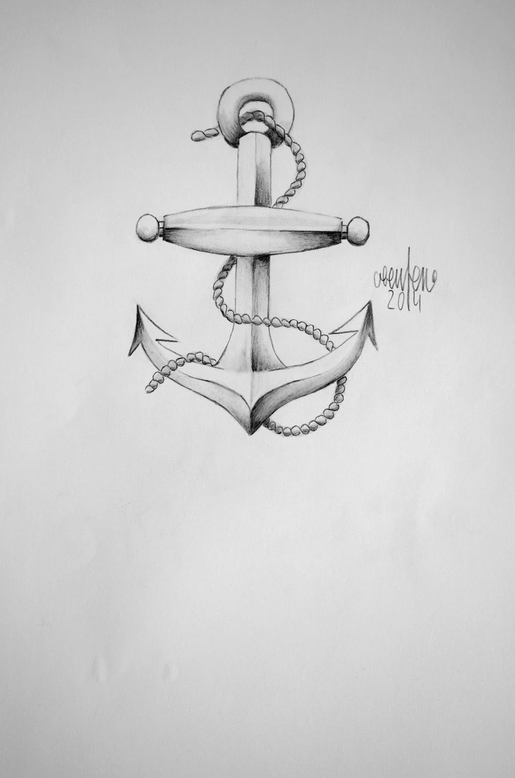 Benten Tattoo Chemnitz Tattoostudio Chemnitz Anchor 2 Tattoo Sketch
