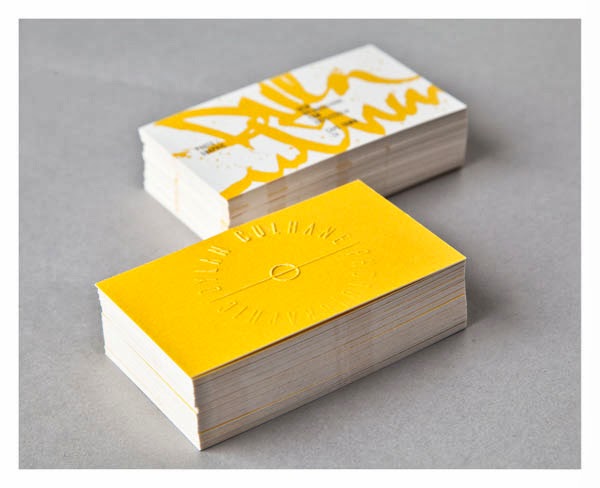 Embossed Business Cards