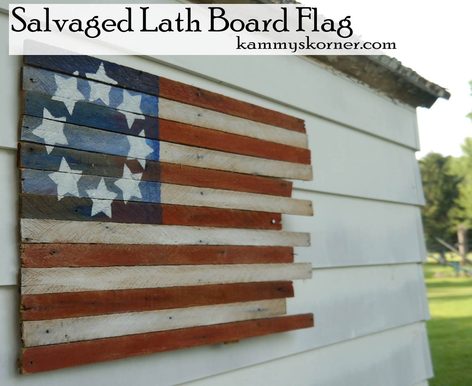 Kammy's Korner SIX Projects With Old Lath boards