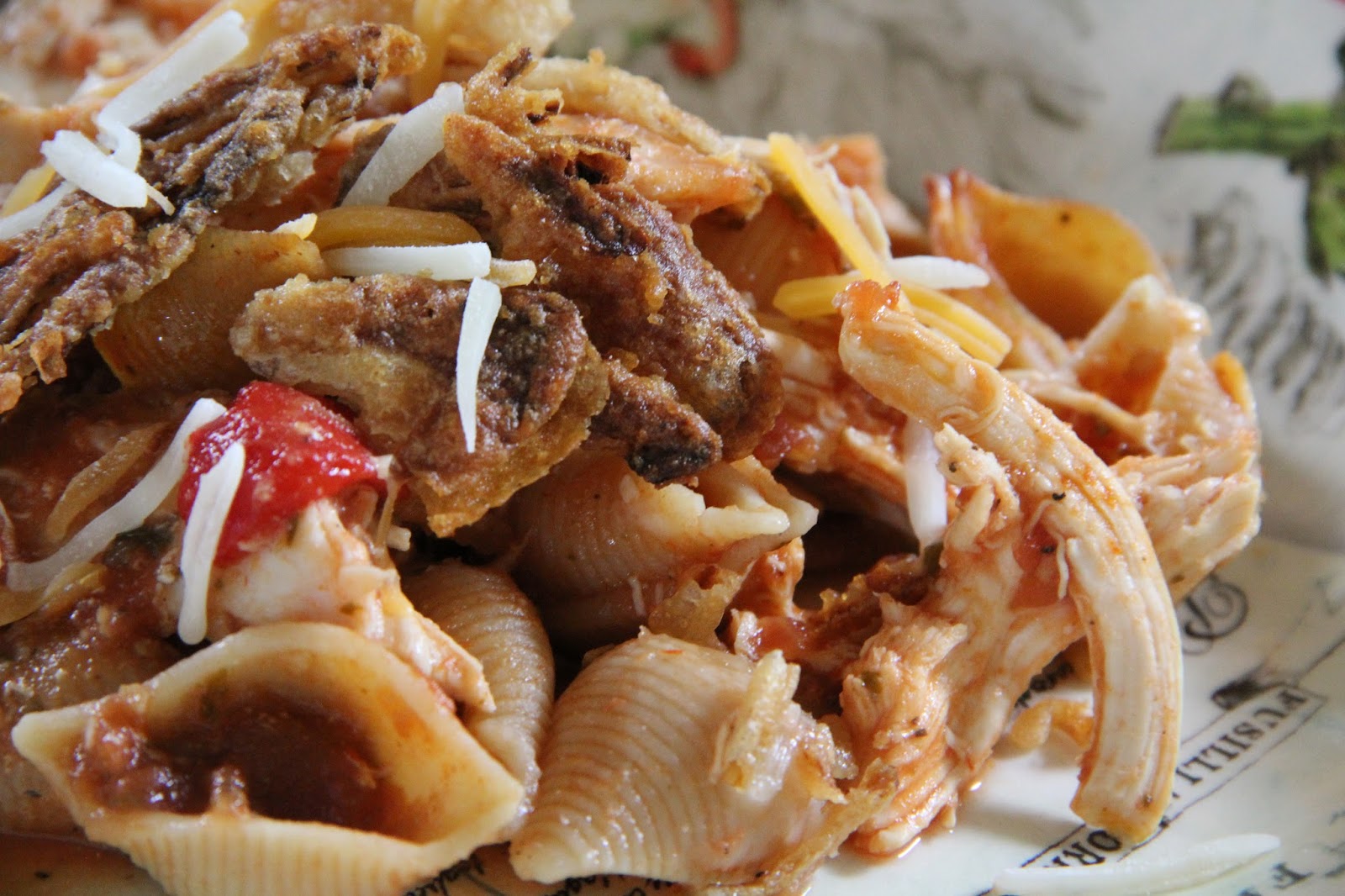 Salsa Chicken And Shells Recipe | Mix and Match Mama