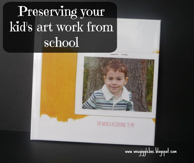 preserving children's art work, children, school keepsake, photo book,