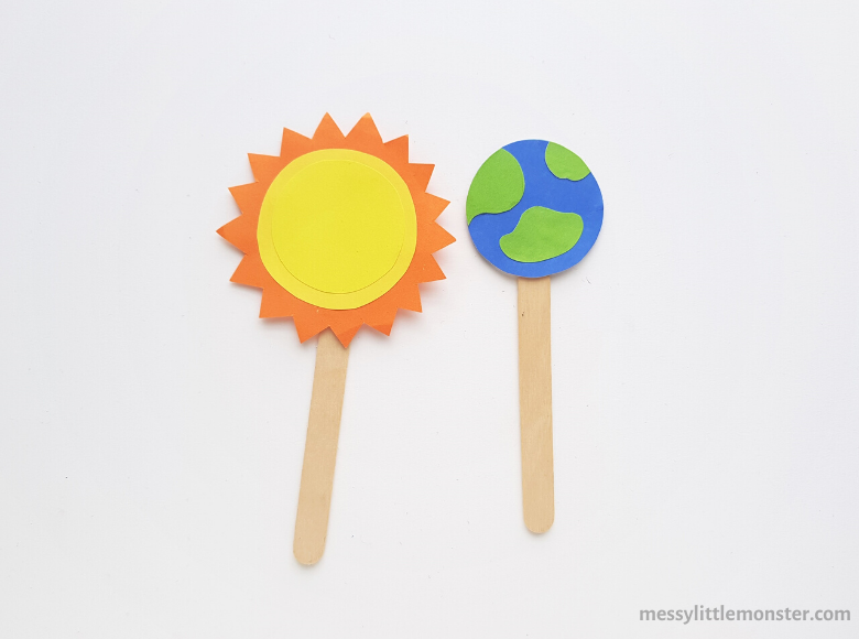 Outer Space Planet Craft for Kids - Messy Little Monster
