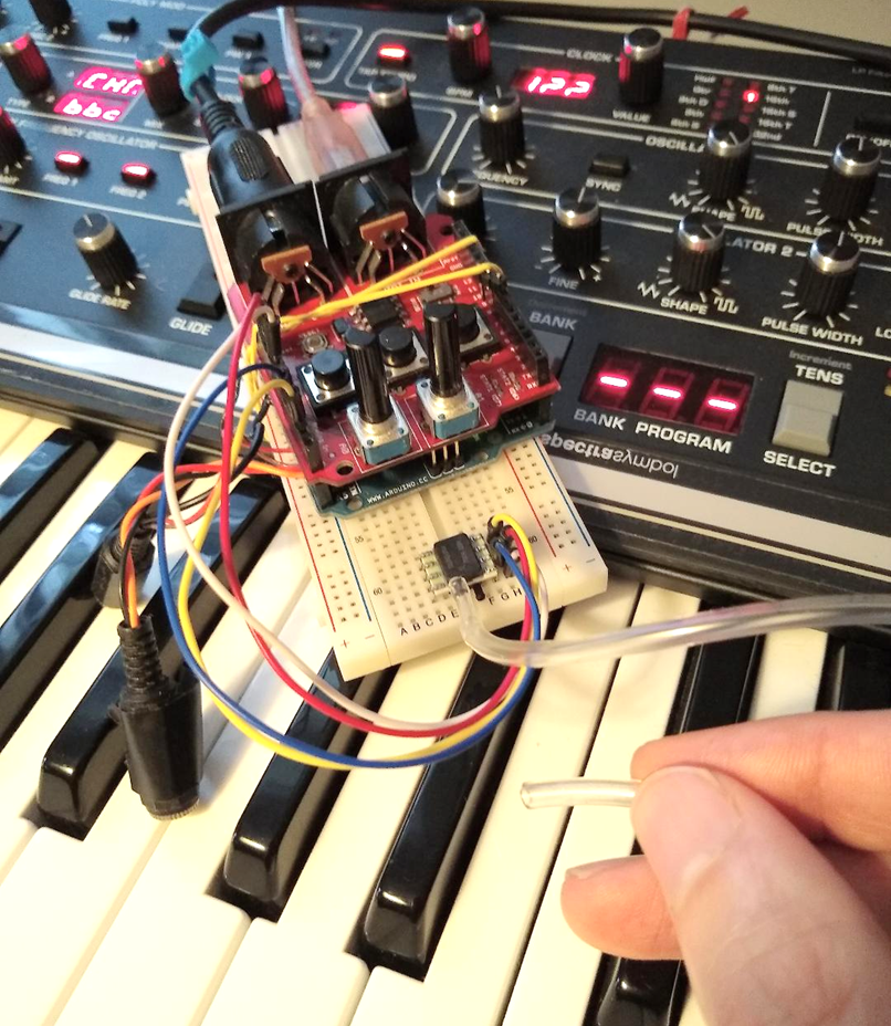 Synth Hacker DIY MIDI Breath Controller