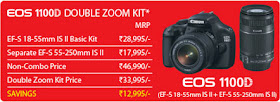 EOS 1100D Double Zoom Kit