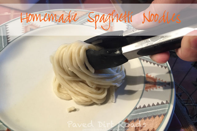 Homemade Spaghetti Noodles
