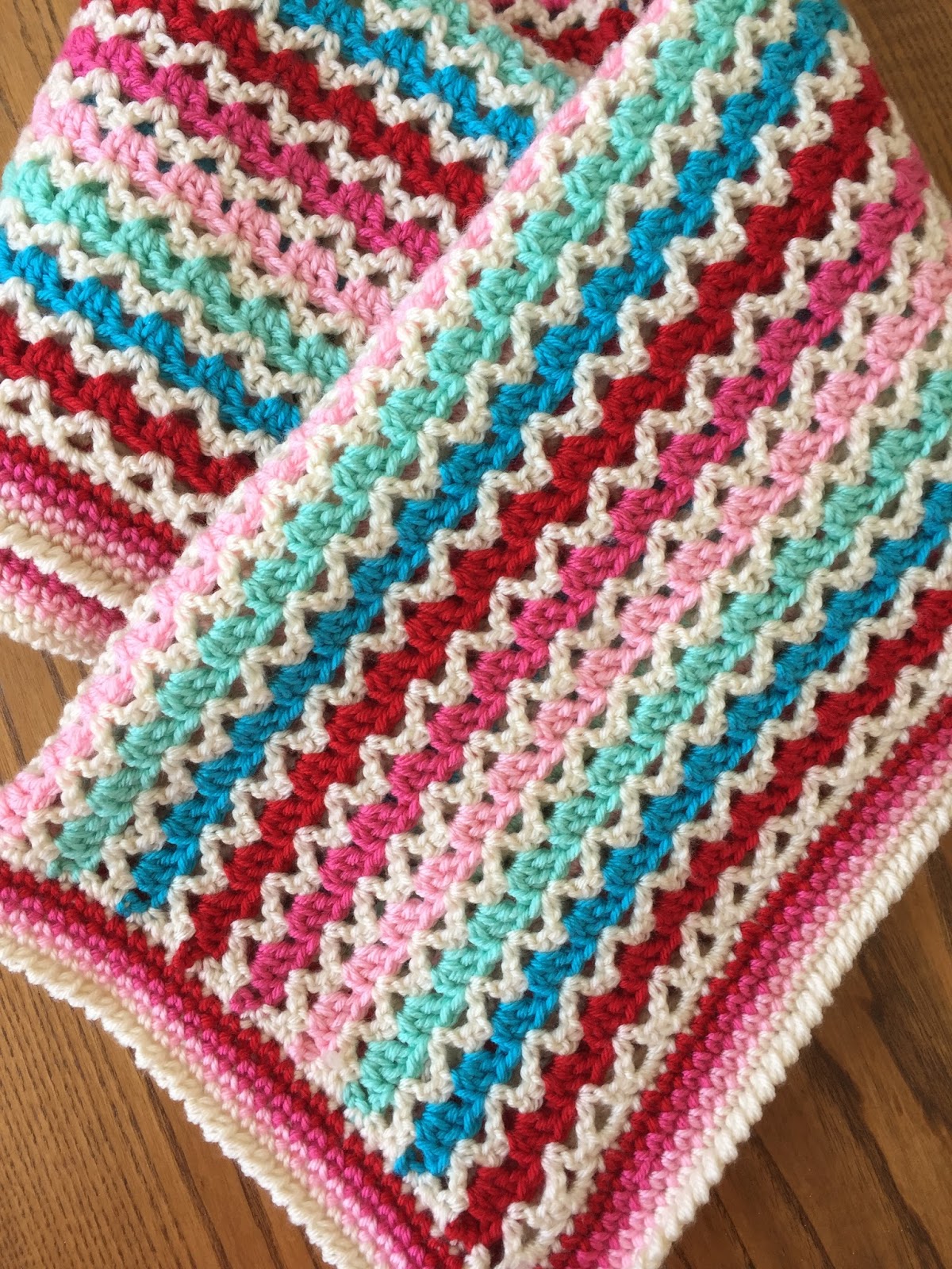 Skein and Hook Free Crochet Pattern Wylie Baby Blanket